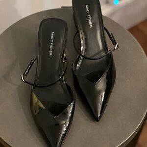 Marc Fisher Black Patent Heels